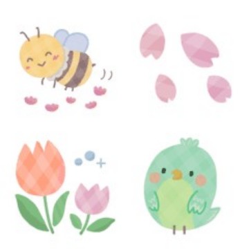 かわいい♡春の絵文字