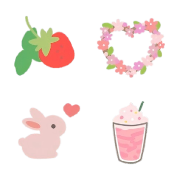 大人可愛い❤️春のお花絵文字